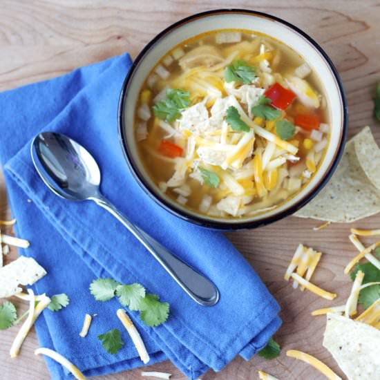 Slow Cooker Chicken Taco Soup