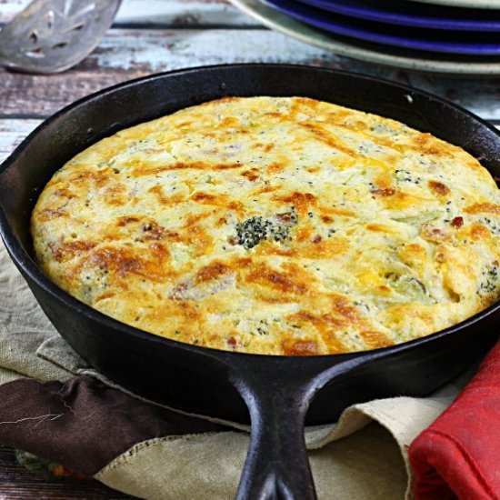 Bacon Broccoli Cheese Cornbread