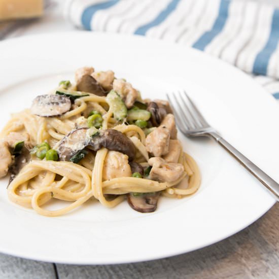 One Pot Creamy Spaghetti