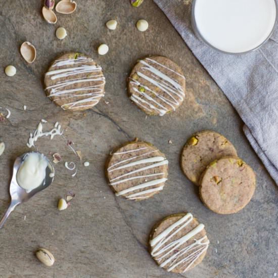 Pistachio Shortbread Cookies