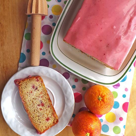 Olive Oil Blood Orange Cake