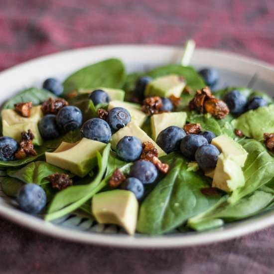Crunchy Blueberry Avocado Salad