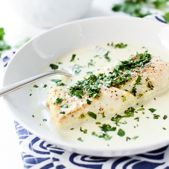 Baked Coconut Curry Cod
