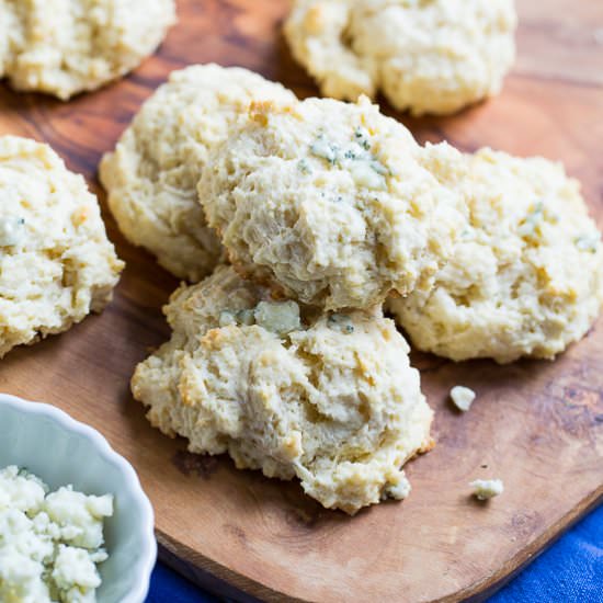 Blue Cheese Drop Biscuits