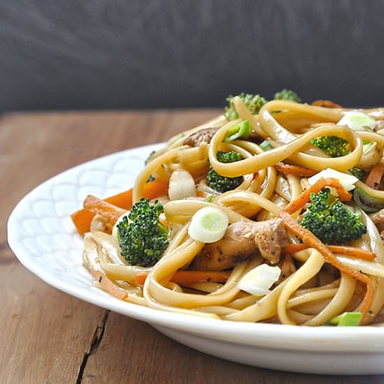 Asian Chicken Linguine