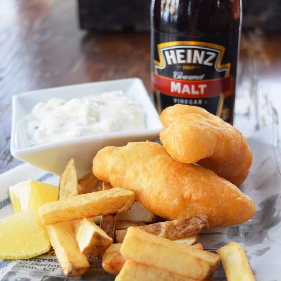 Beer Battered Fish and Chips