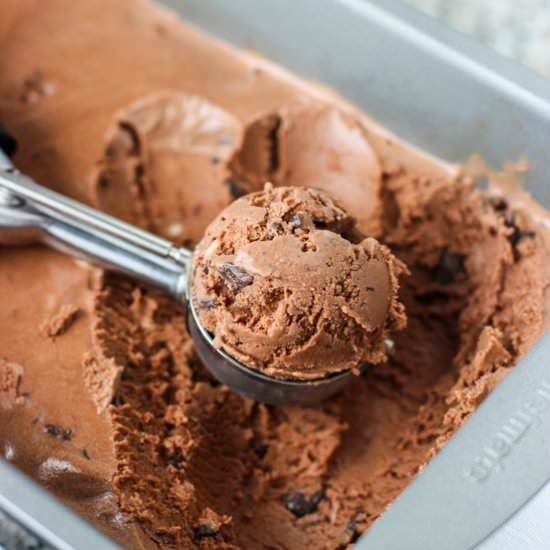 Chocolate Mint Chip Ice Cream