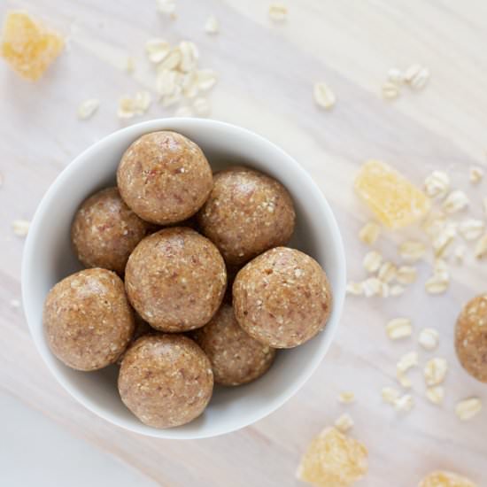 Ginger No-Bake Date Balls