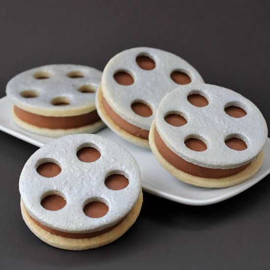 Film Reel Ice Cream Sandwiches