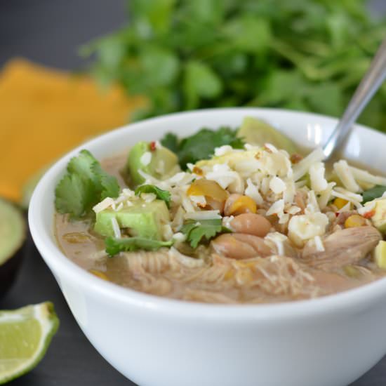 Slow Cooker White Chicken Chili