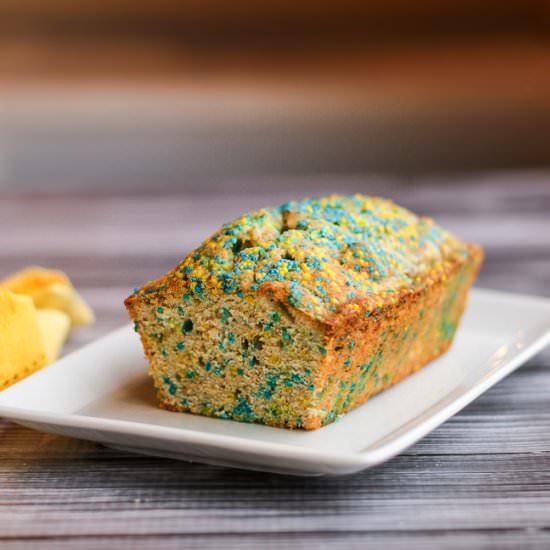 Vanilla Cake with Sprinkles