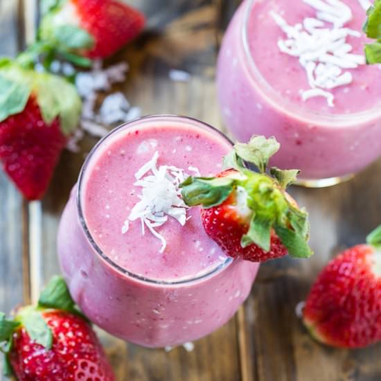 Strawberry Coconut Smoothie