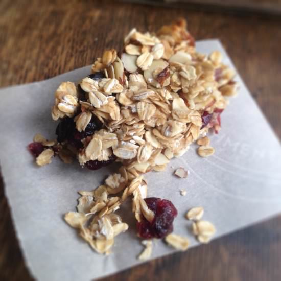 Cranberry Oatmeal Granola Bars