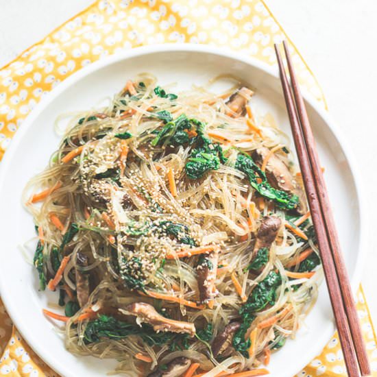 Vegetarian Japchae