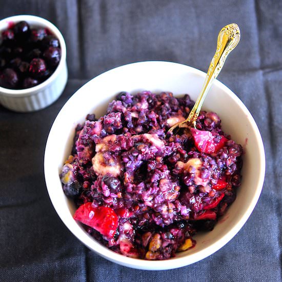 Berry Pie Overnight Oats