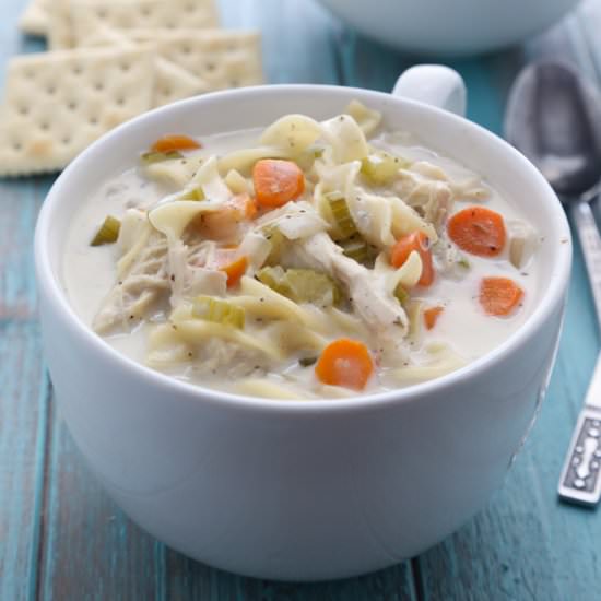 Creamy Chicken Noodle Soup