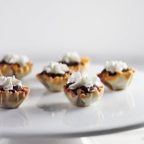 Chocolate Raspberry Tarts