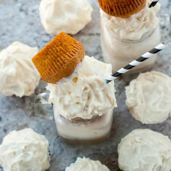 Root Beer Cupcake Float