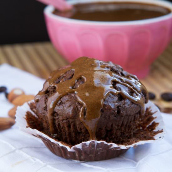 Flaxseed Fudge Muffins