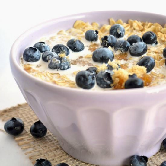 Blueberries & Cream Oatmeal