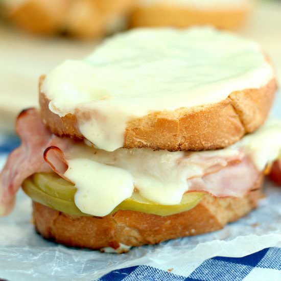 Fried Apple Croque Monsieur