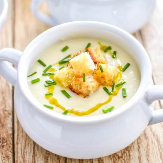 Cauliflower and Celery Root Soup