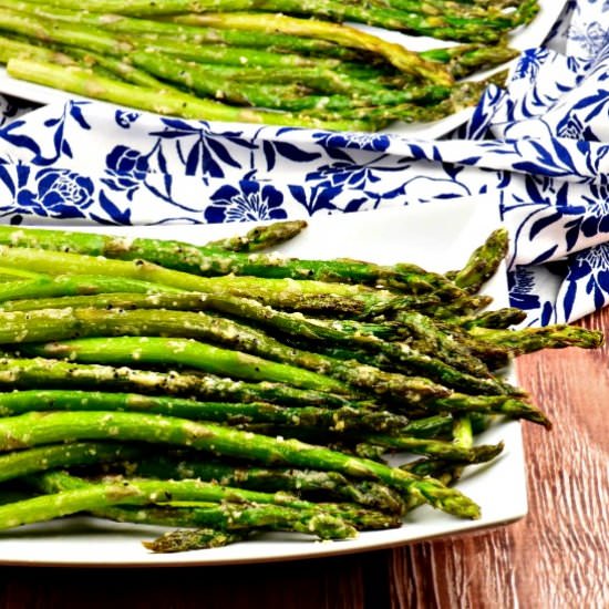 Oven Roasted Parmesan Asparagus