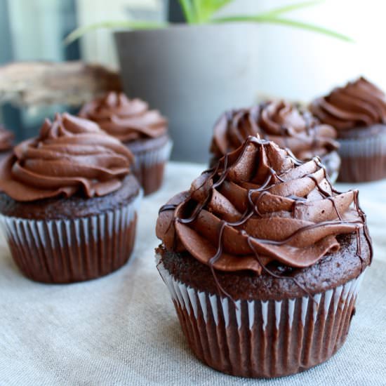 Baileys Chocolate Cupcakes