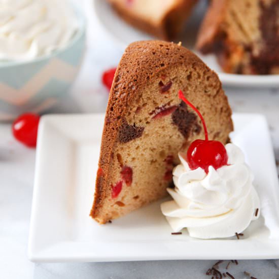 Cherry Chocolate Bundt Cake
