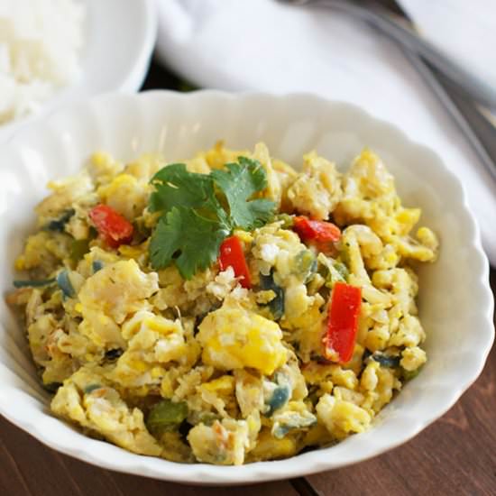 Codfish and Eggs Scramble