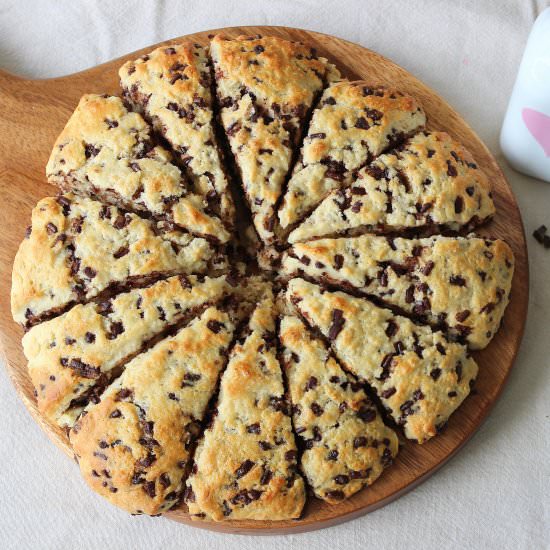 Chocolate Chip Buttermilk Scones