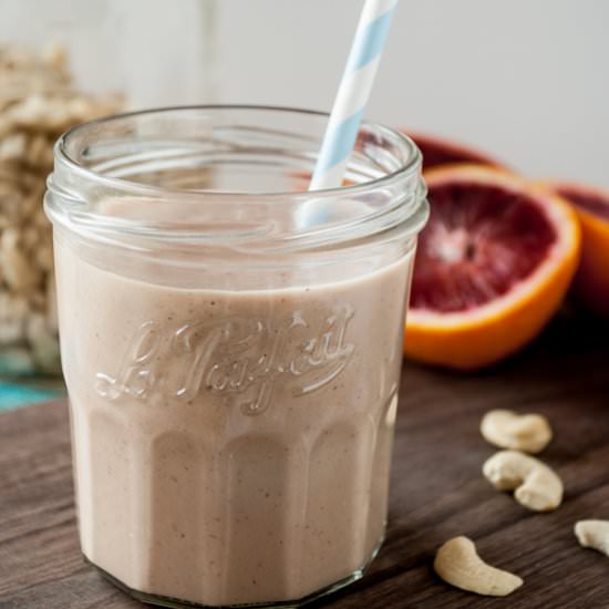 Blood Orange & Cashew Smoothie