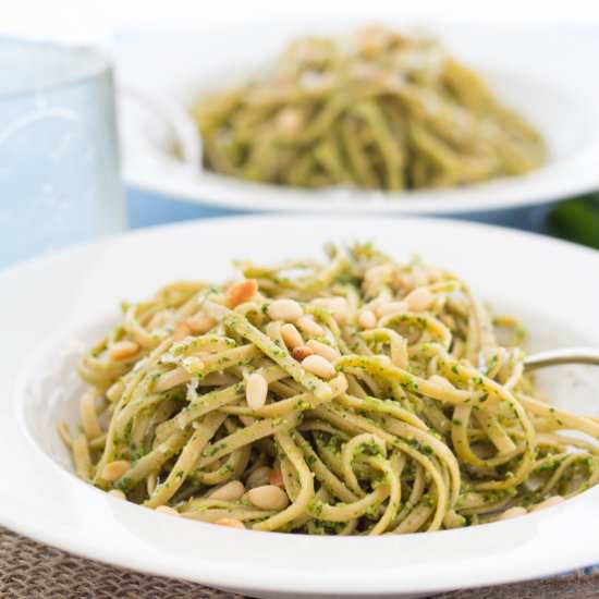 Kale Pesto Pasta