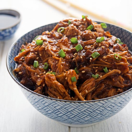 Honey Sesame Pulled Pork