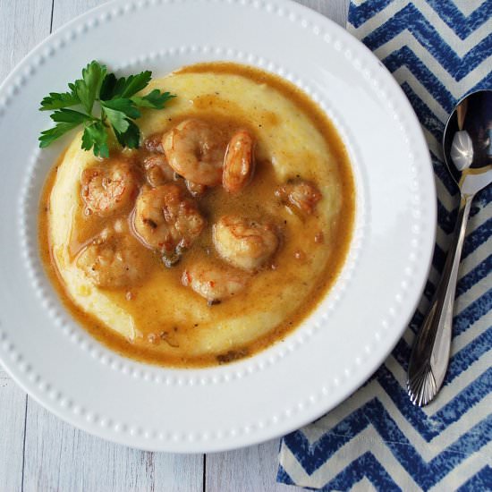 Barbecue Shrimp & Grits