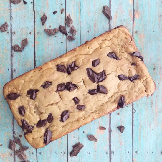 PB & Chocolate Chunk Banana Bread