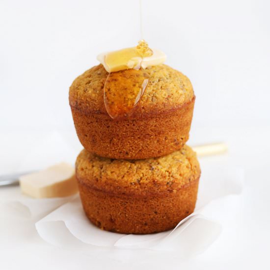 Vegan Cornbread for Two
