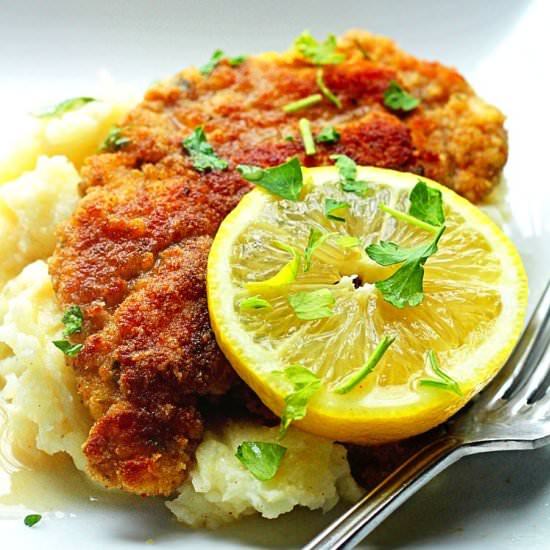 Breaded Chicken Piccata