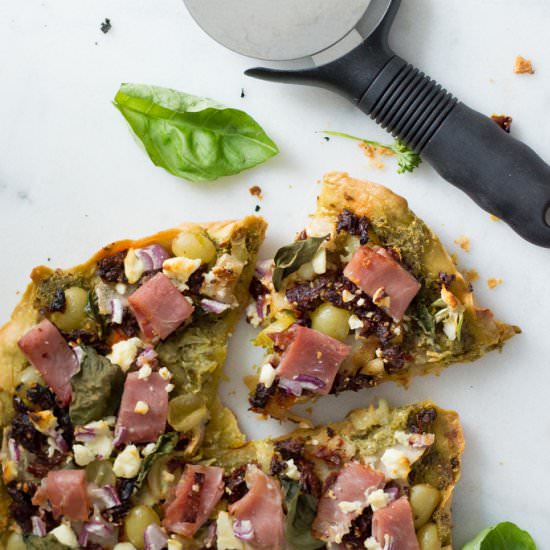 Supreme Power Pesto Pizza