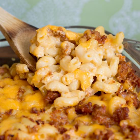 Chorizo Mac and Cheese