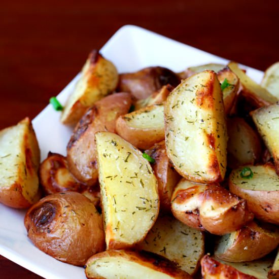 Roasted Dill Red Potatoes