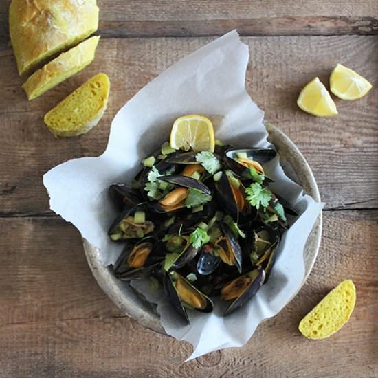 Mussels with Cider