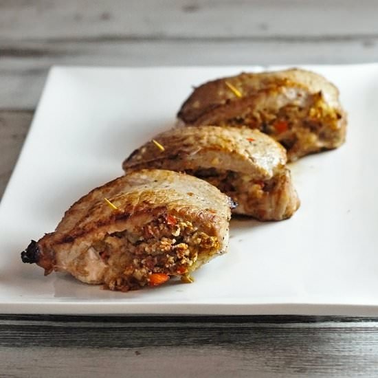 Stuffed Pork Loin Chops