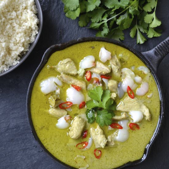 Chicken & Lychee Green Curry