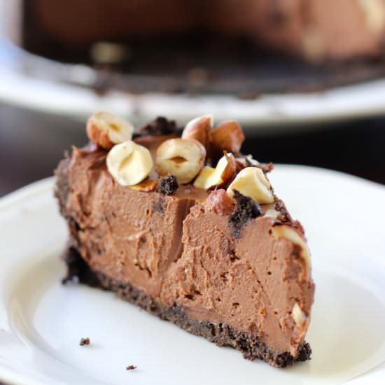 No-Bake Nutella Oreo Cheesecake