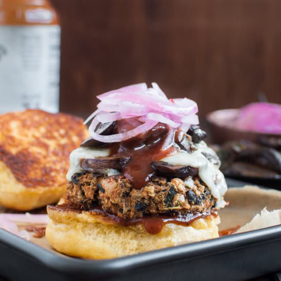 BBQ Black Bean Veggie Burgers