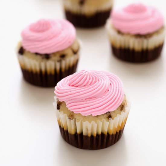 Neapolitan Cupcakes