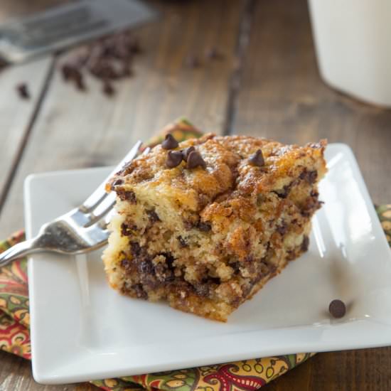 Chocolate Chip Coffee Cake