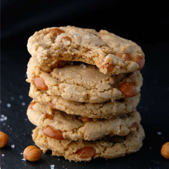Salted Caramel Brown Butter Cookies