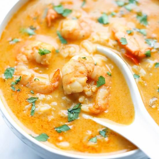 Easy Thai Shrimp Soup
